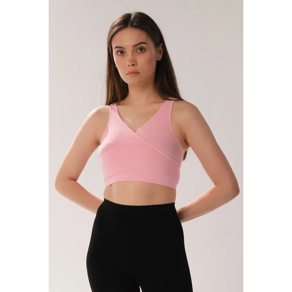 Silvy Wrap-Front Bralette
