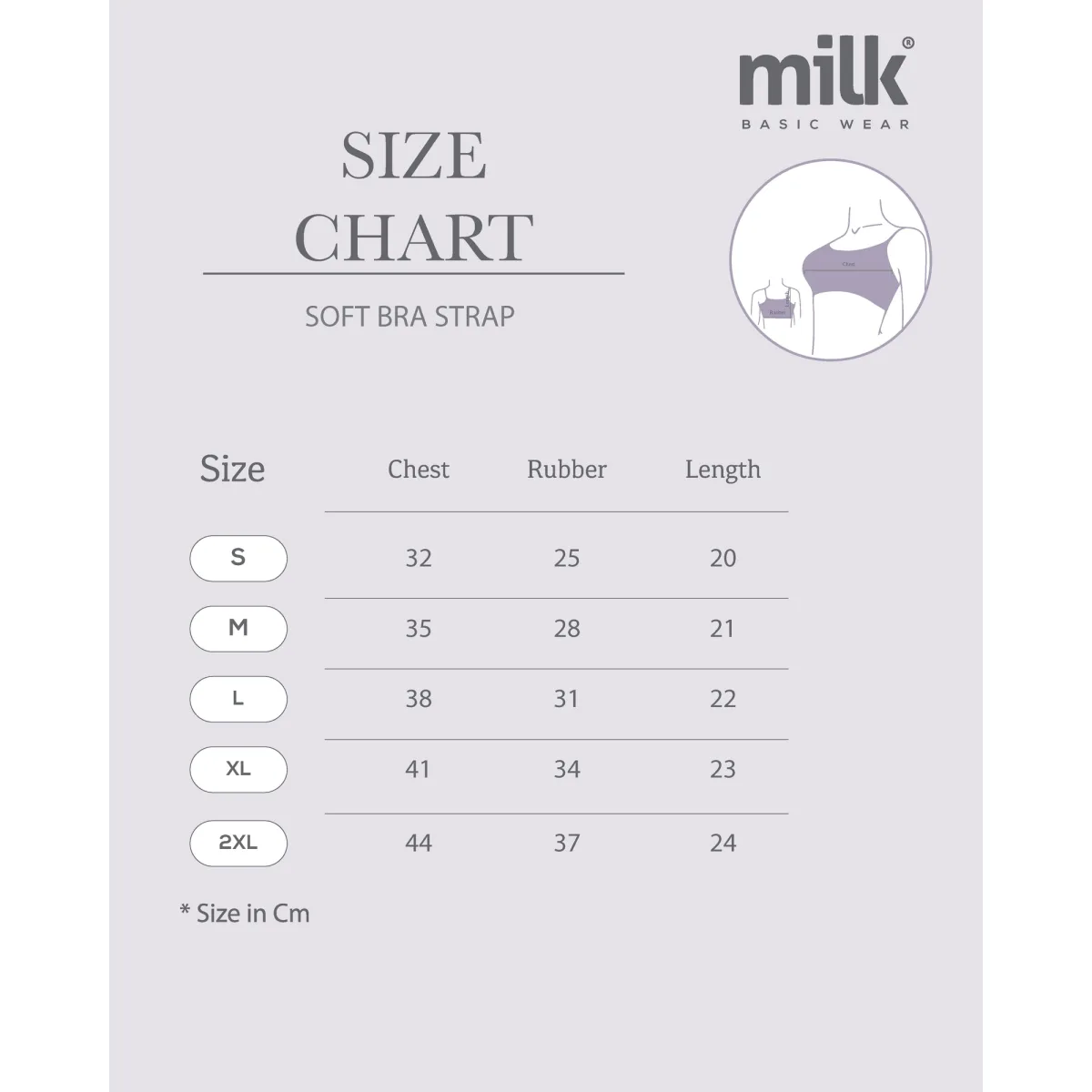 MILK Thin-Strap Soft Bra