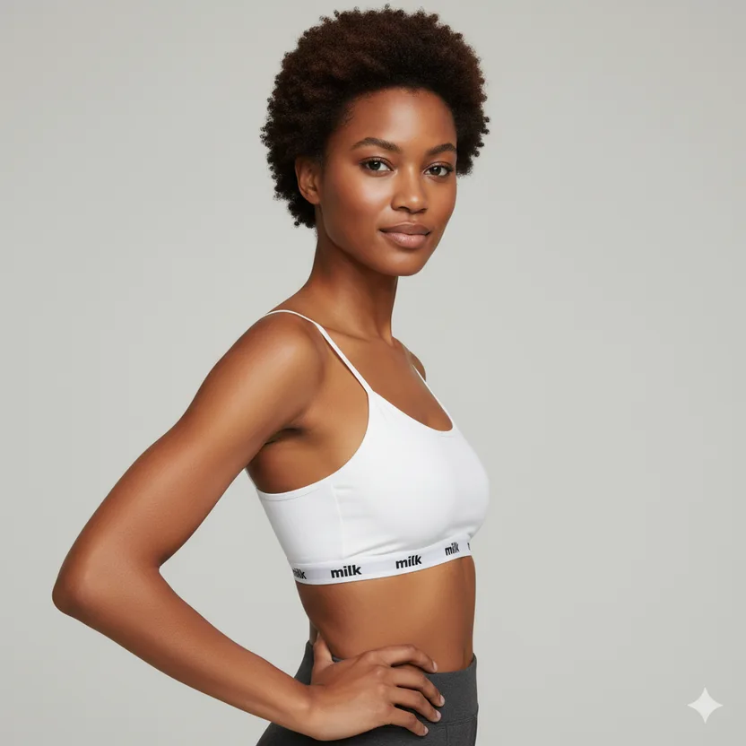 MILK Thin-Strap Soft Bra