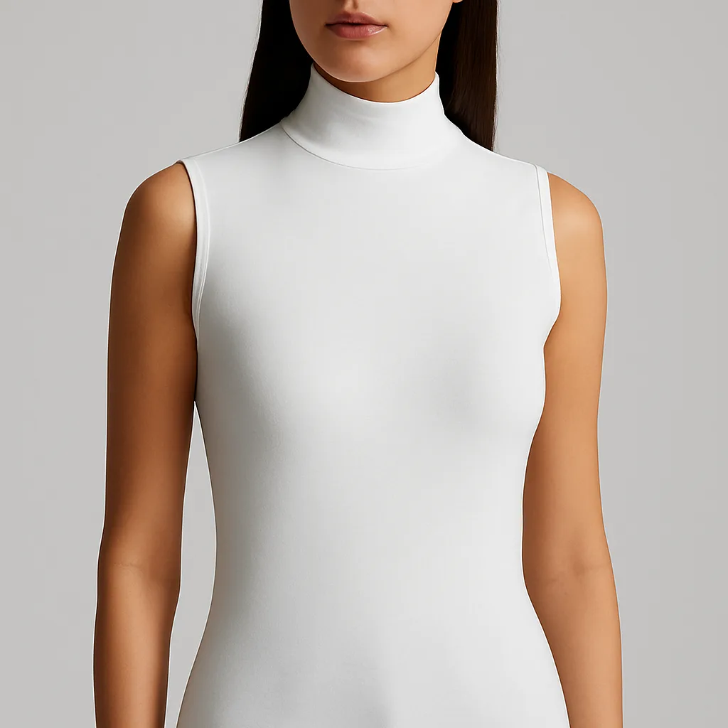 MILK Sleeveless High-Neck Top