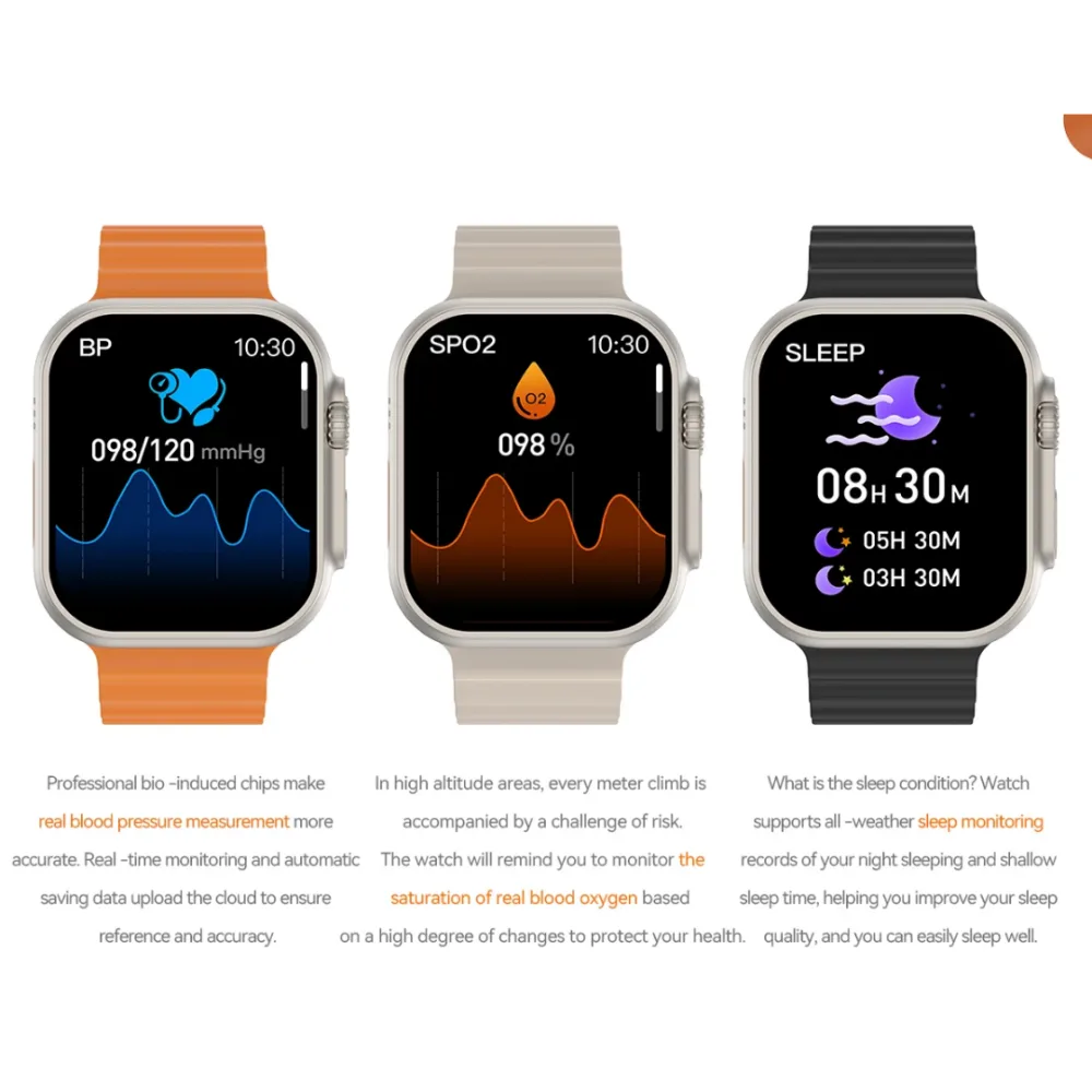 GS8 Ultra Smartwatch, 2.02-inch Screen