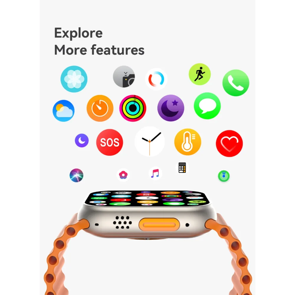 GS8 Ultra Smartwatch, 2.02-inch Screen