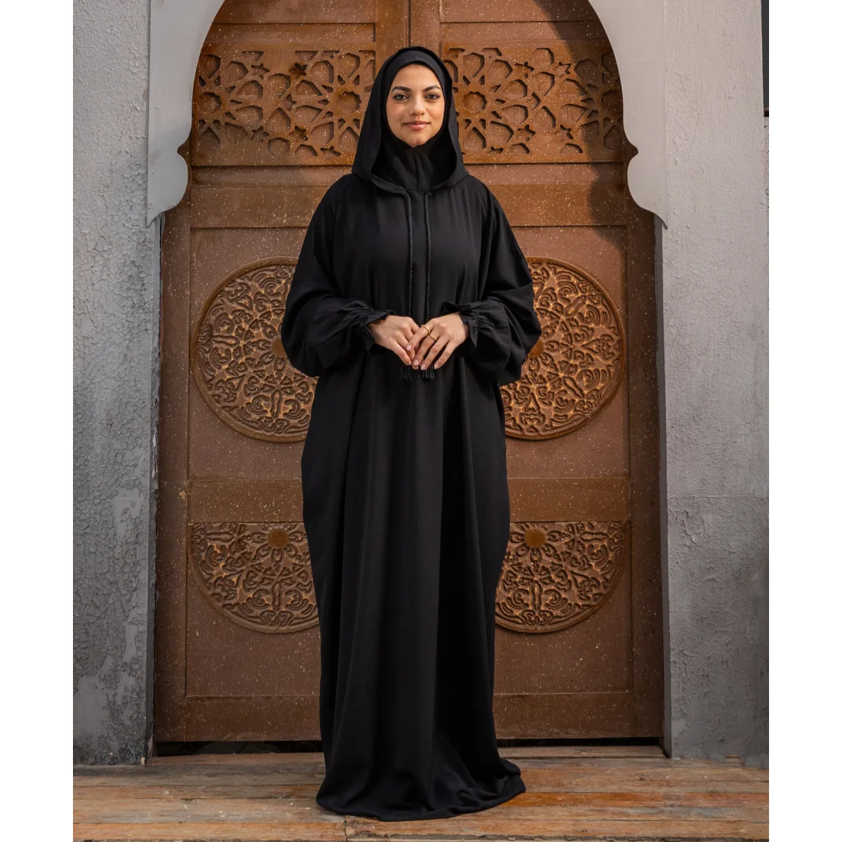 إسدال كريب بكابيشون Flowy من لو فوال