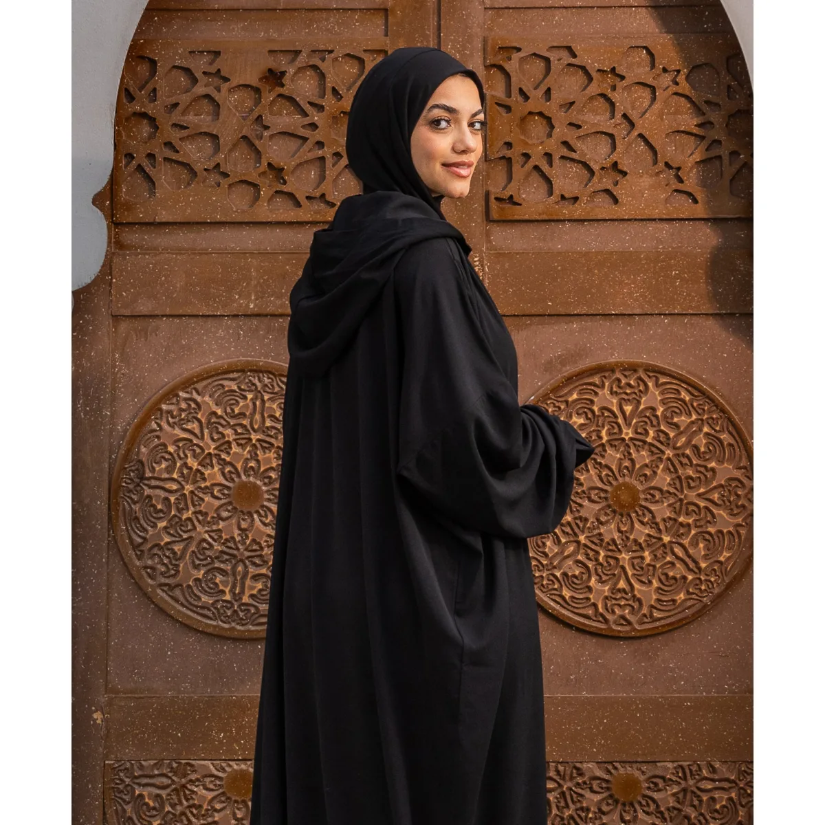 إسدال كريب بكابيشون Flowy من لو فوال