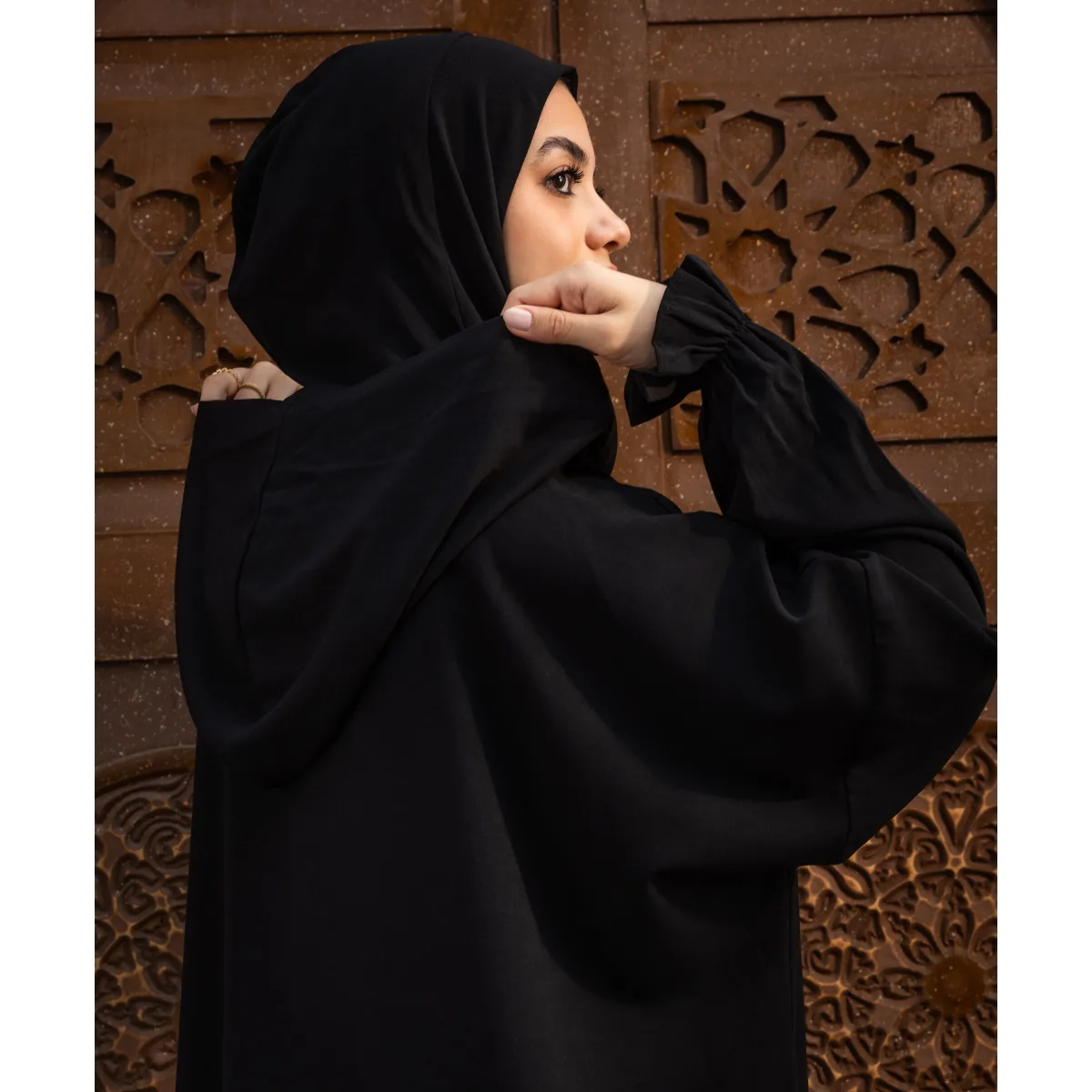 إسدال كريب بكابيشون Flowy من لو فوال