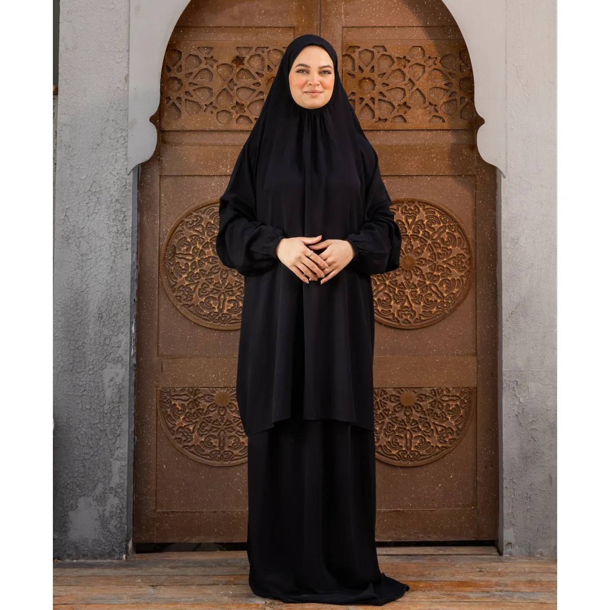 إسدال قطعتين قطن فسكوز سادة من لو فوال