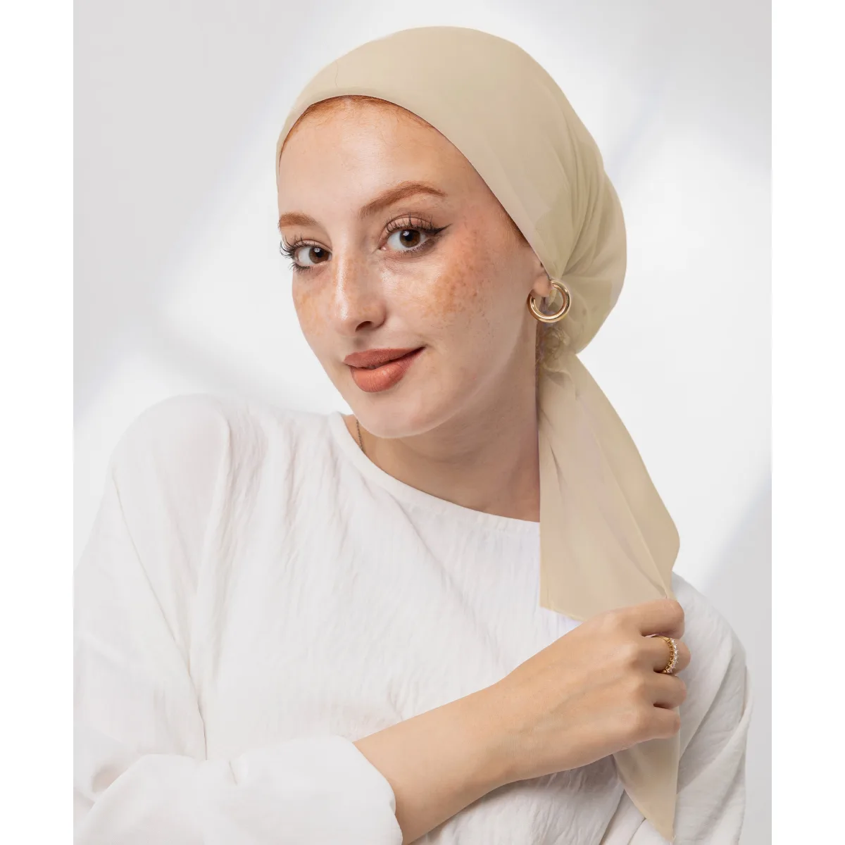 إيشارب مربع شيفون Girly من لو فوال