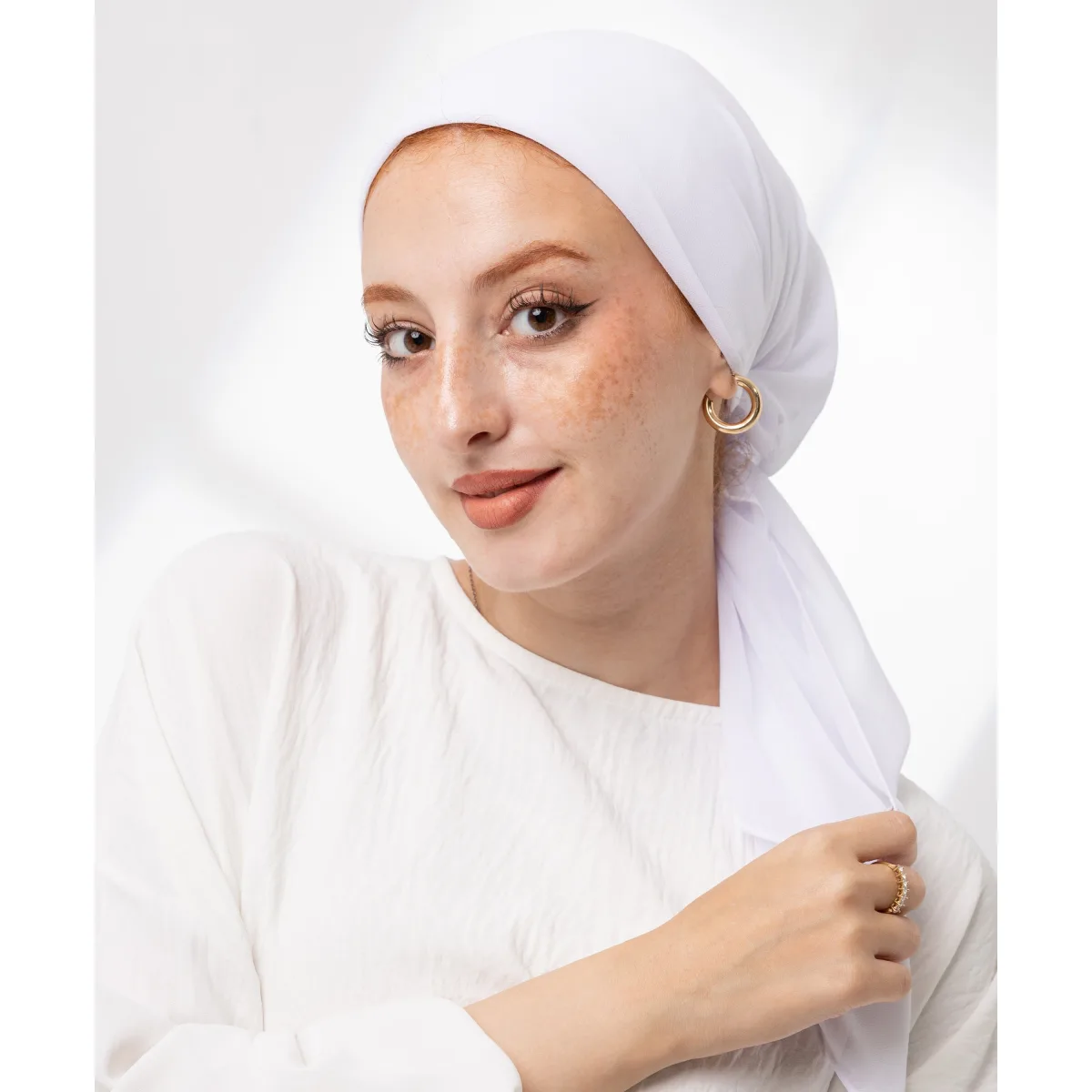 إيشارب مربع شيفون Girly من لو فوال
