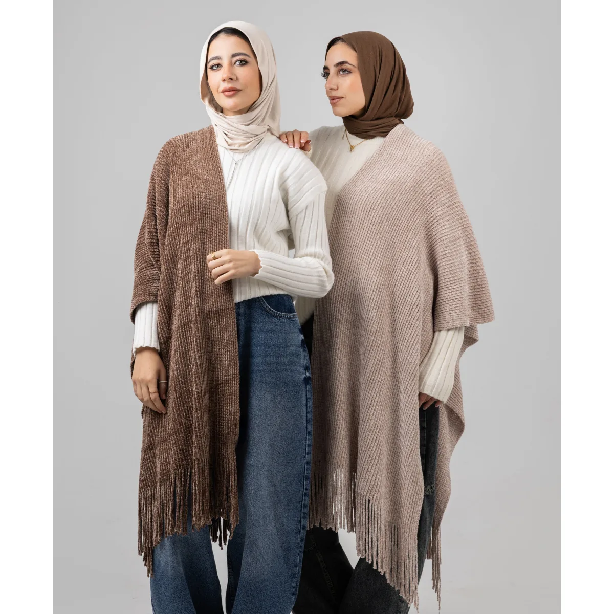 شال شتوي Knitted من لو فوال