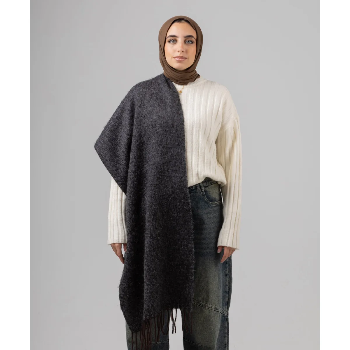 Le Voile Foggy Winter Shawl