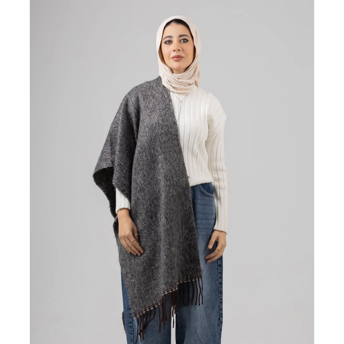 Le Voile Foggy Winter Shawl
