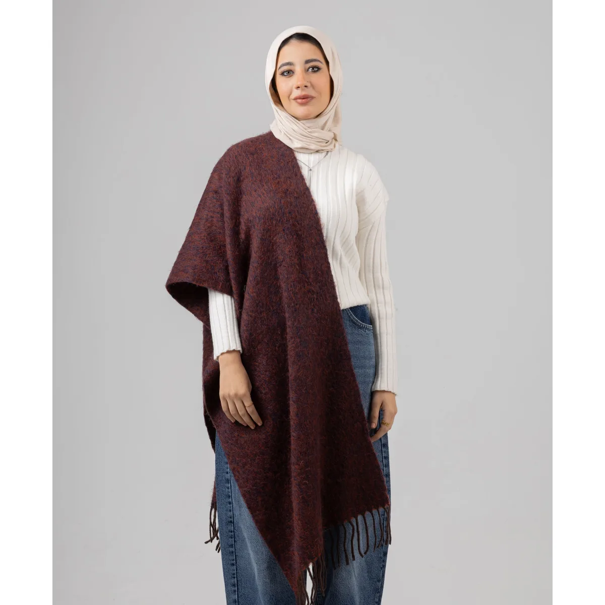 Le Voile Foggy Winter Shawl
