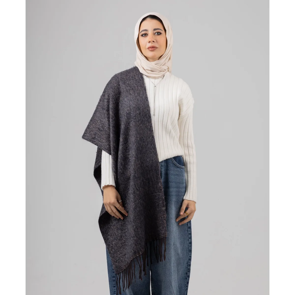Le Voile Foggy Winter Shawl