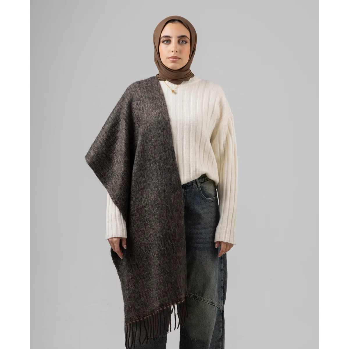 Le Voile Foggy Winter Shawl