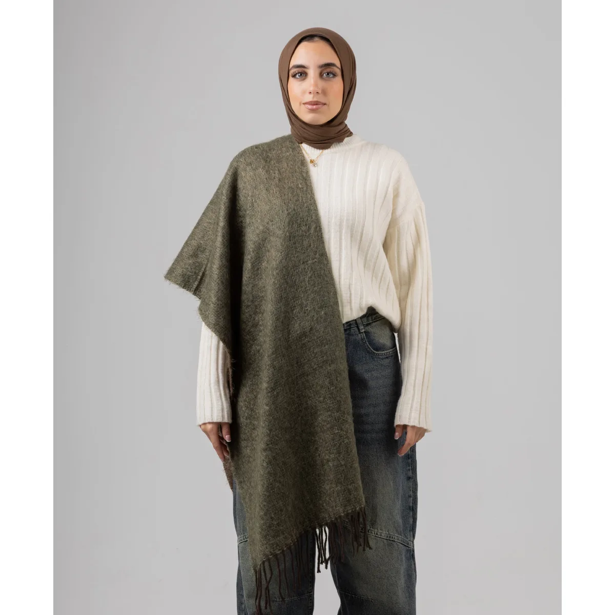 Le Voile Foggy Winter Shawl