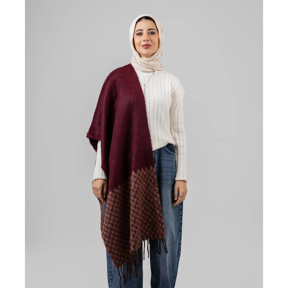 Le Voile Rustic Winter Shawl