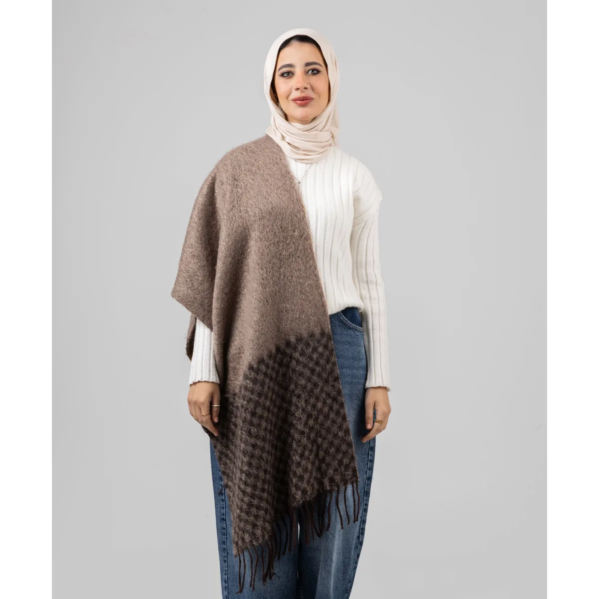 Le Voile Rustic Winter Shawl