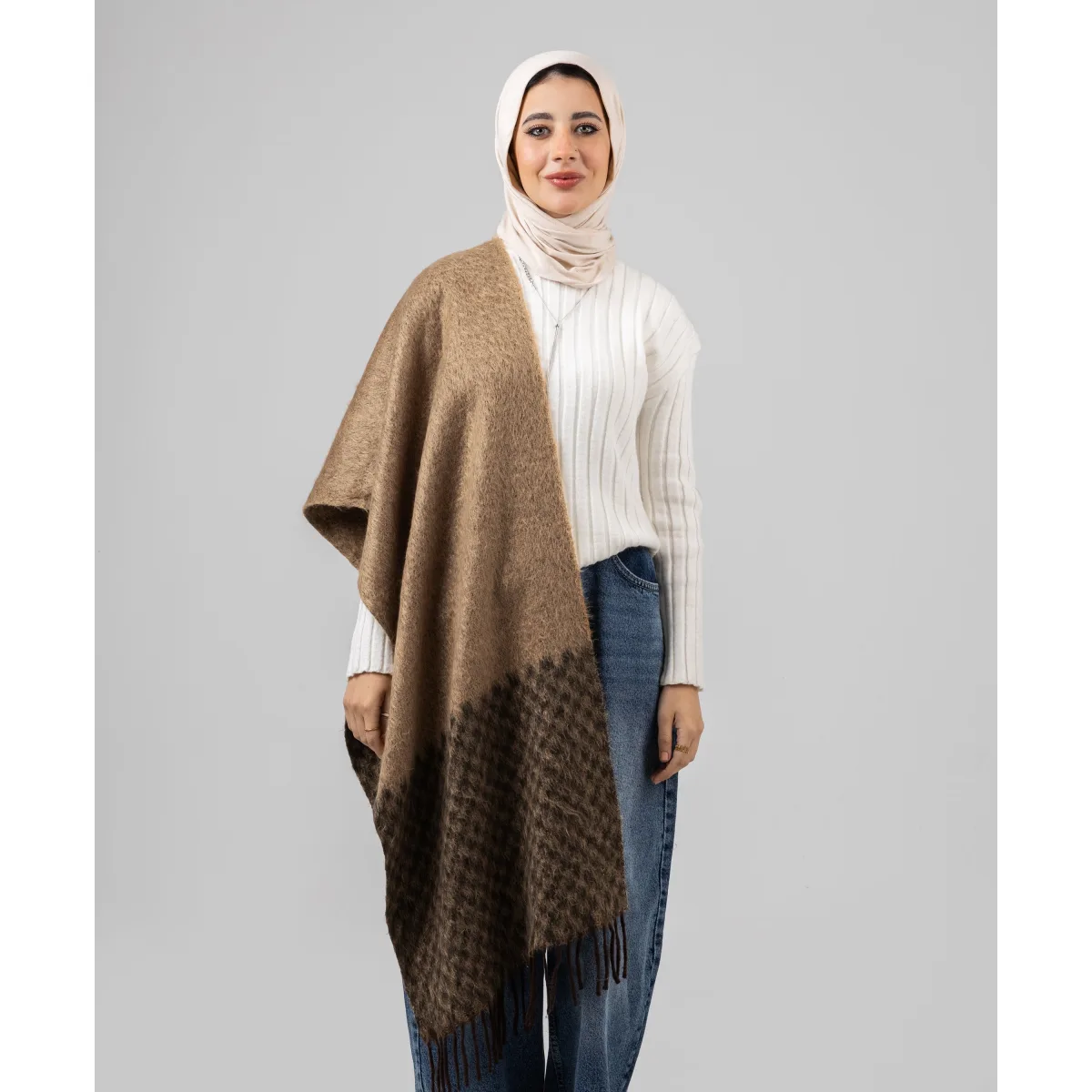 Le Voile Rustic Winter Shawl