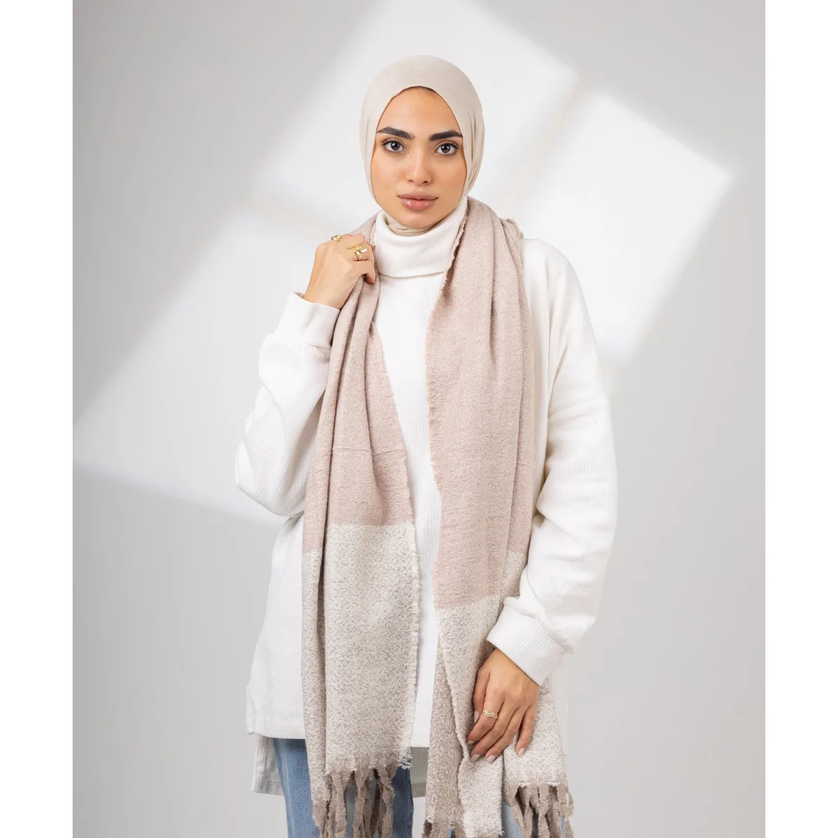 Le Voile Duo Tone Winter Shawl