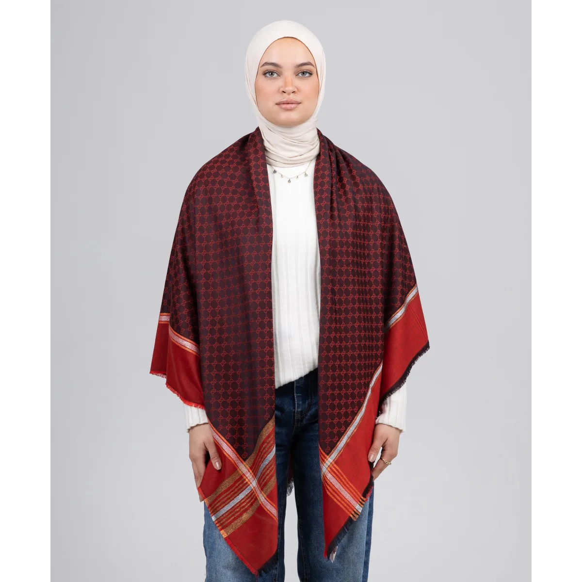 Le Voile Mosaic Winter Shawl