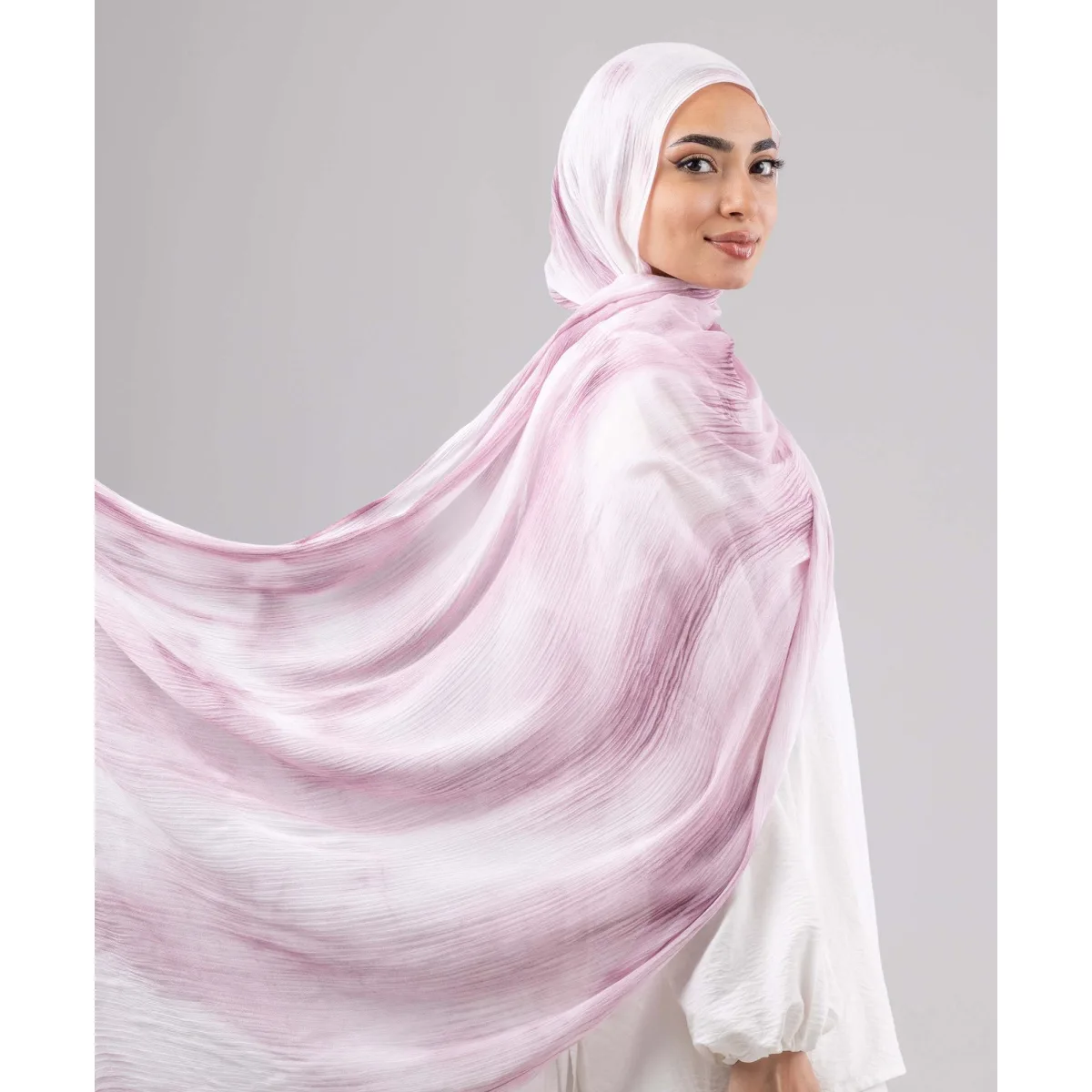 Le Voile Rockstone Ruffled Scarf