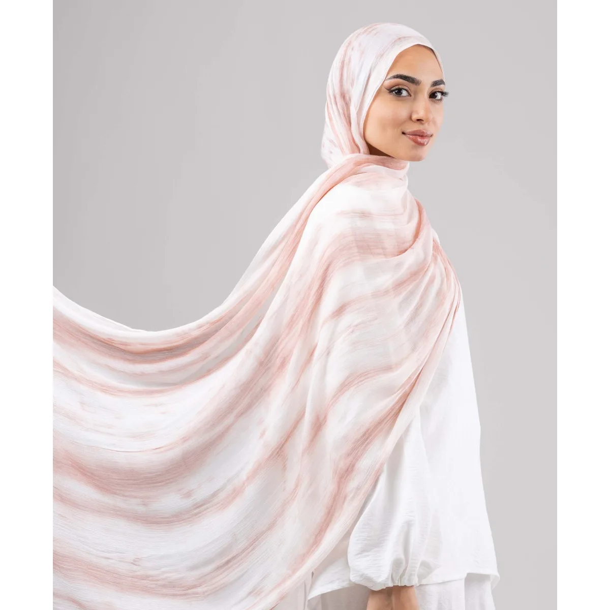 Le Voile Rockstone Ruffled Scarf