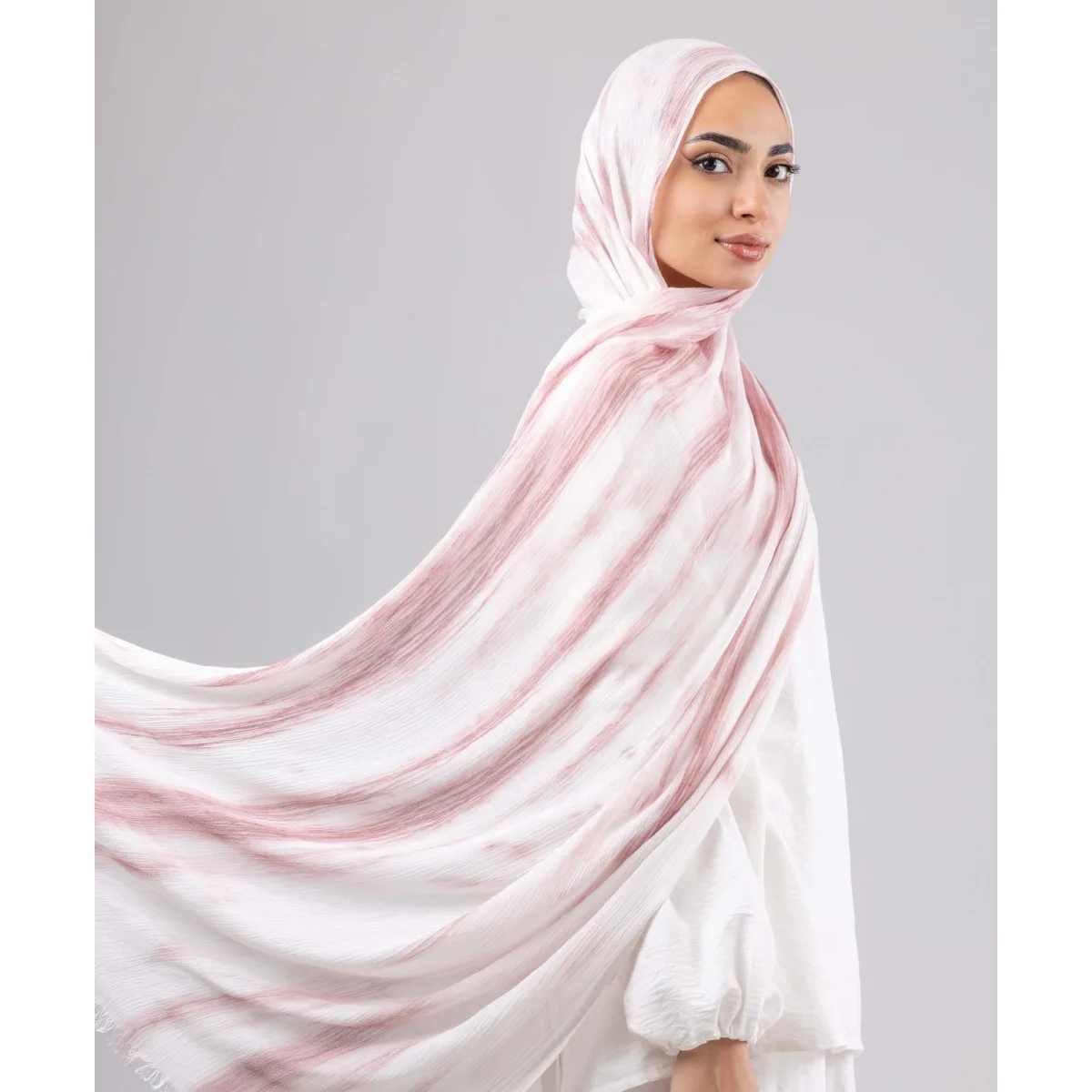 Le Voile Rockstone Ruffled Scarf
