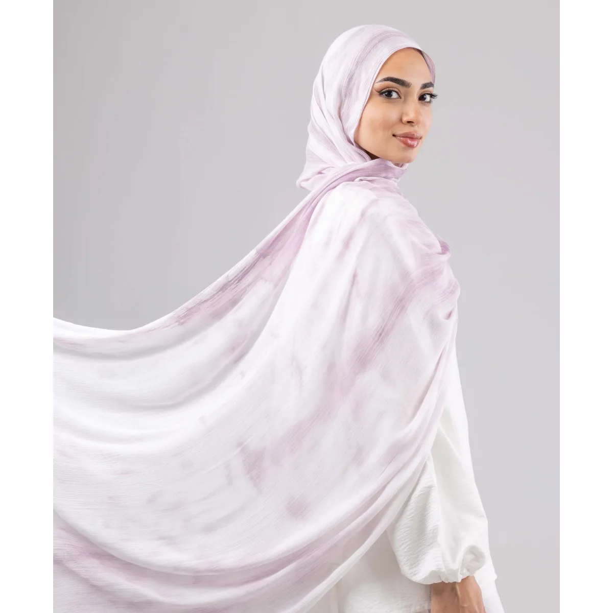 Le Voile Rockstone Ruffled Scarf