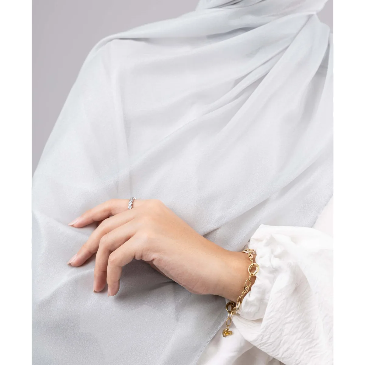 طرحة شيفون Shimmery من لو فوال
