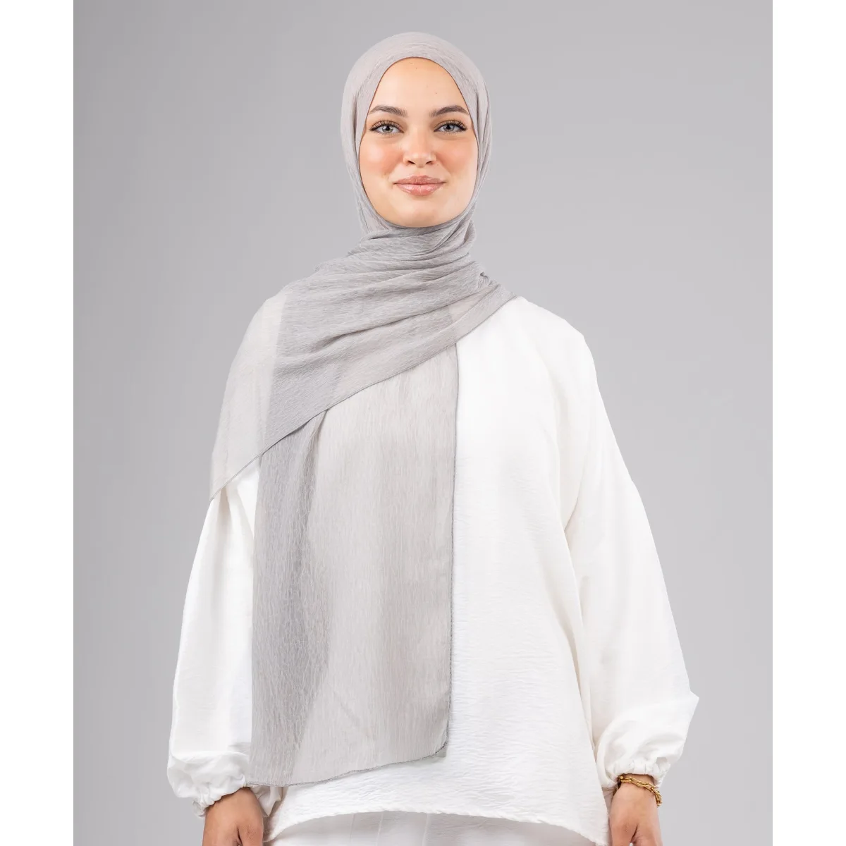 Le Voile Ruffle Chiffon Scarf