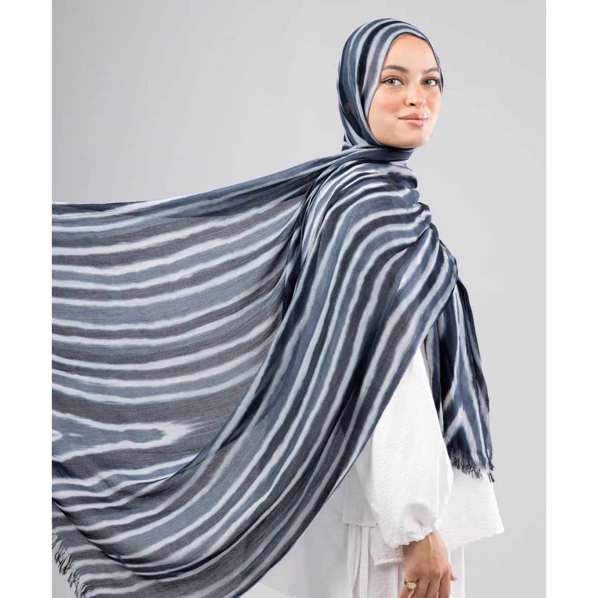 Le Voile Tie Dye Cotton Scarf