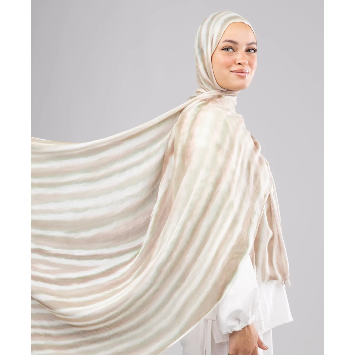 Le Voile Tie Dye Cotton Scarf