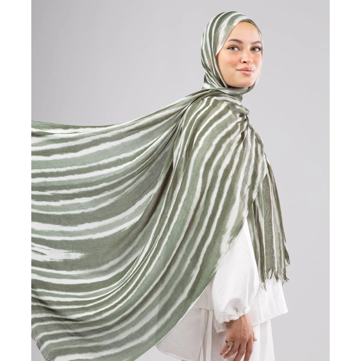 Le Voile Tie Dye Cotton Scarf