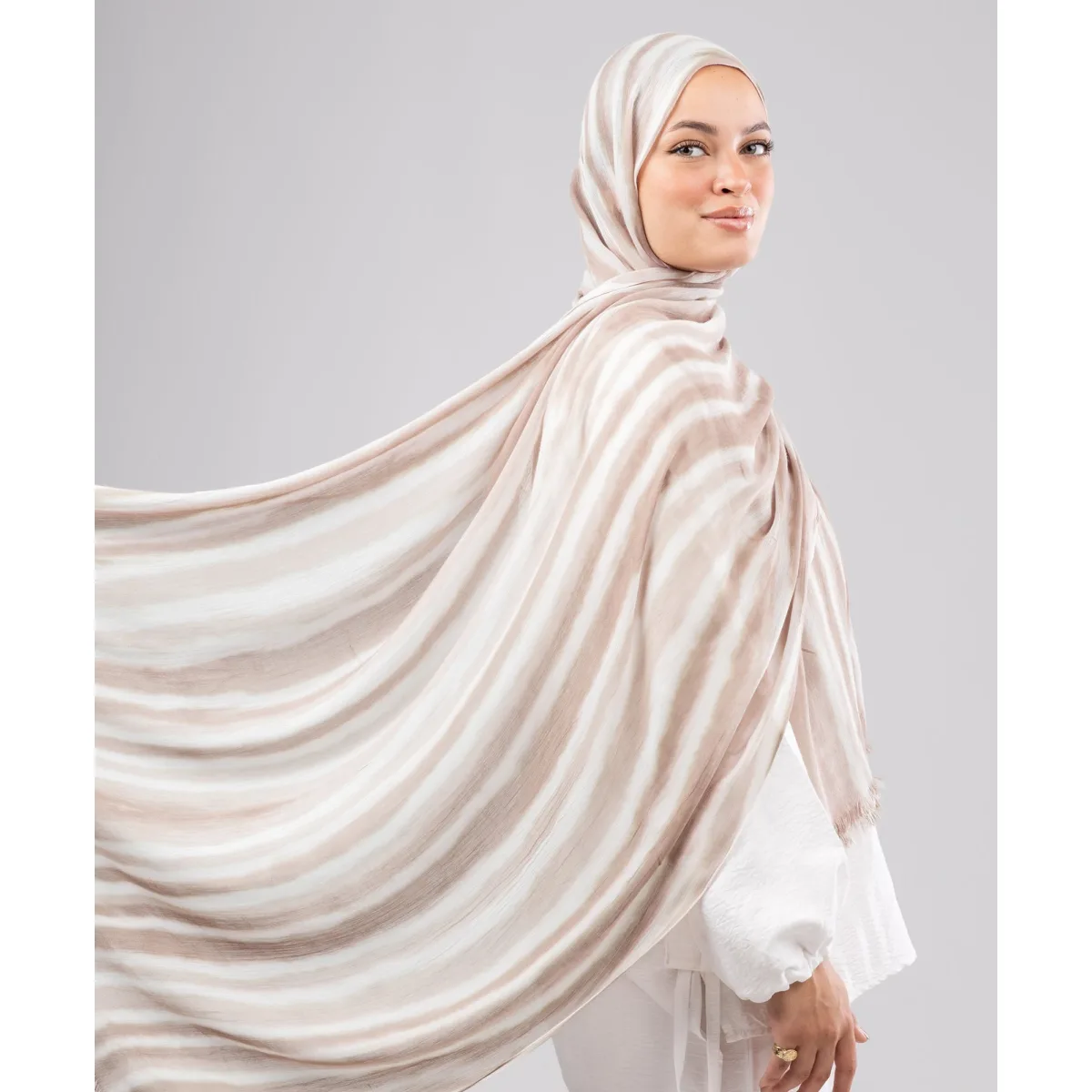 Le Voile Tie Dye Cotton Scarf
