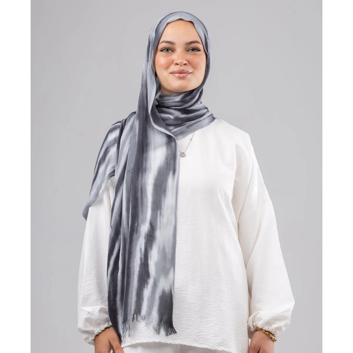 Le Voile Tie Dye Cotton Scarf