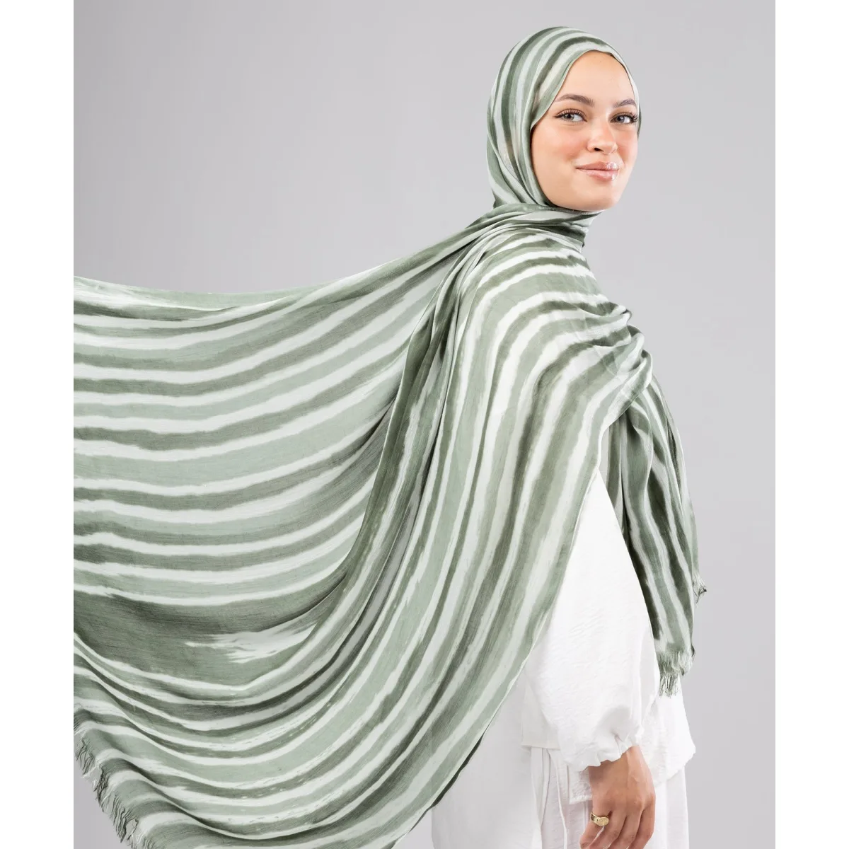 Le Voile Tie Dye Cotton Scarf