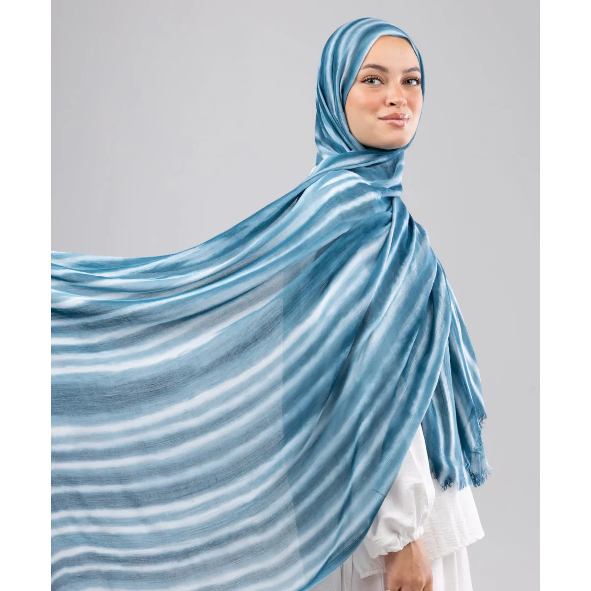 Le Voile Tie Dye Cotton Scarf