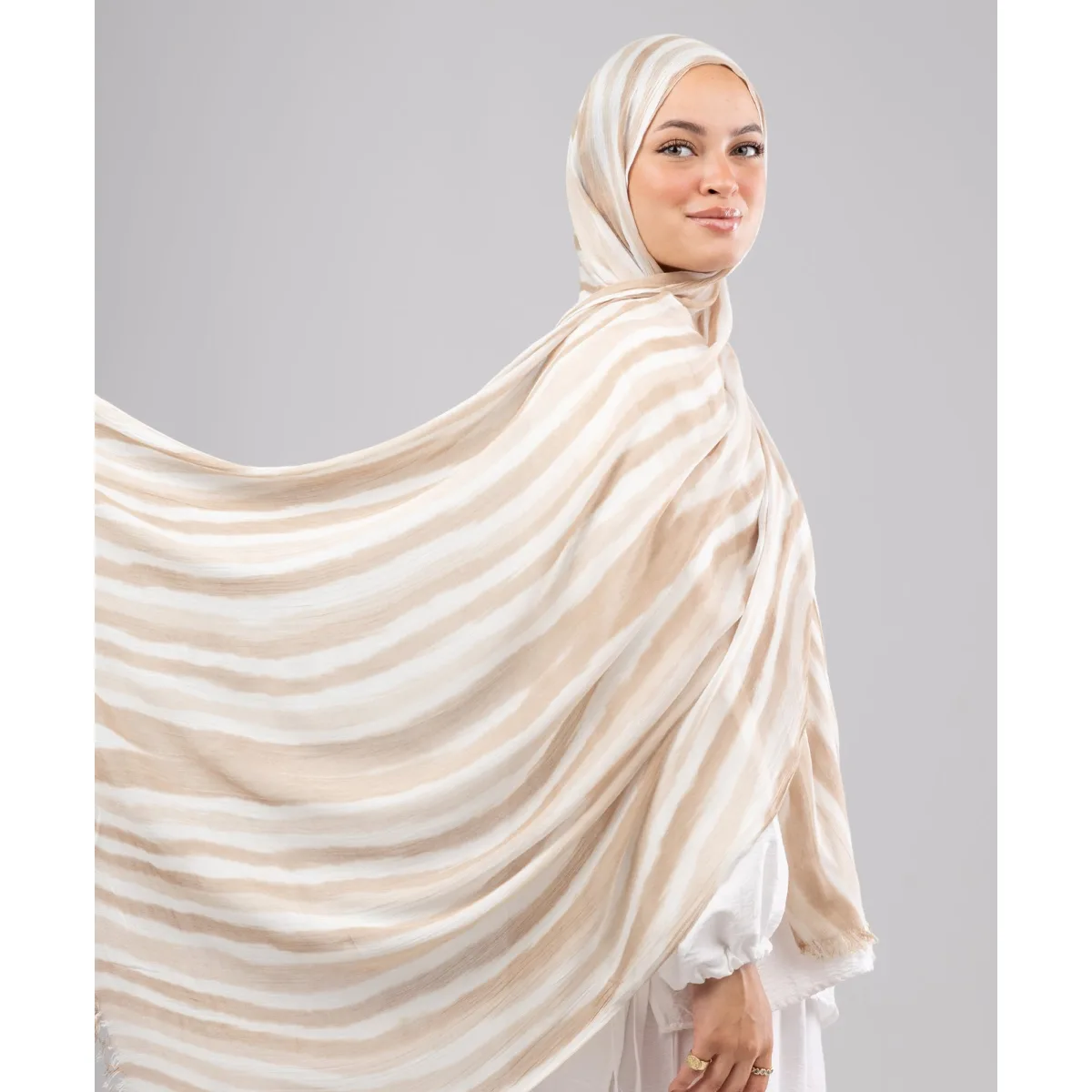 Le Voile Tie Dye Cotton Scarf