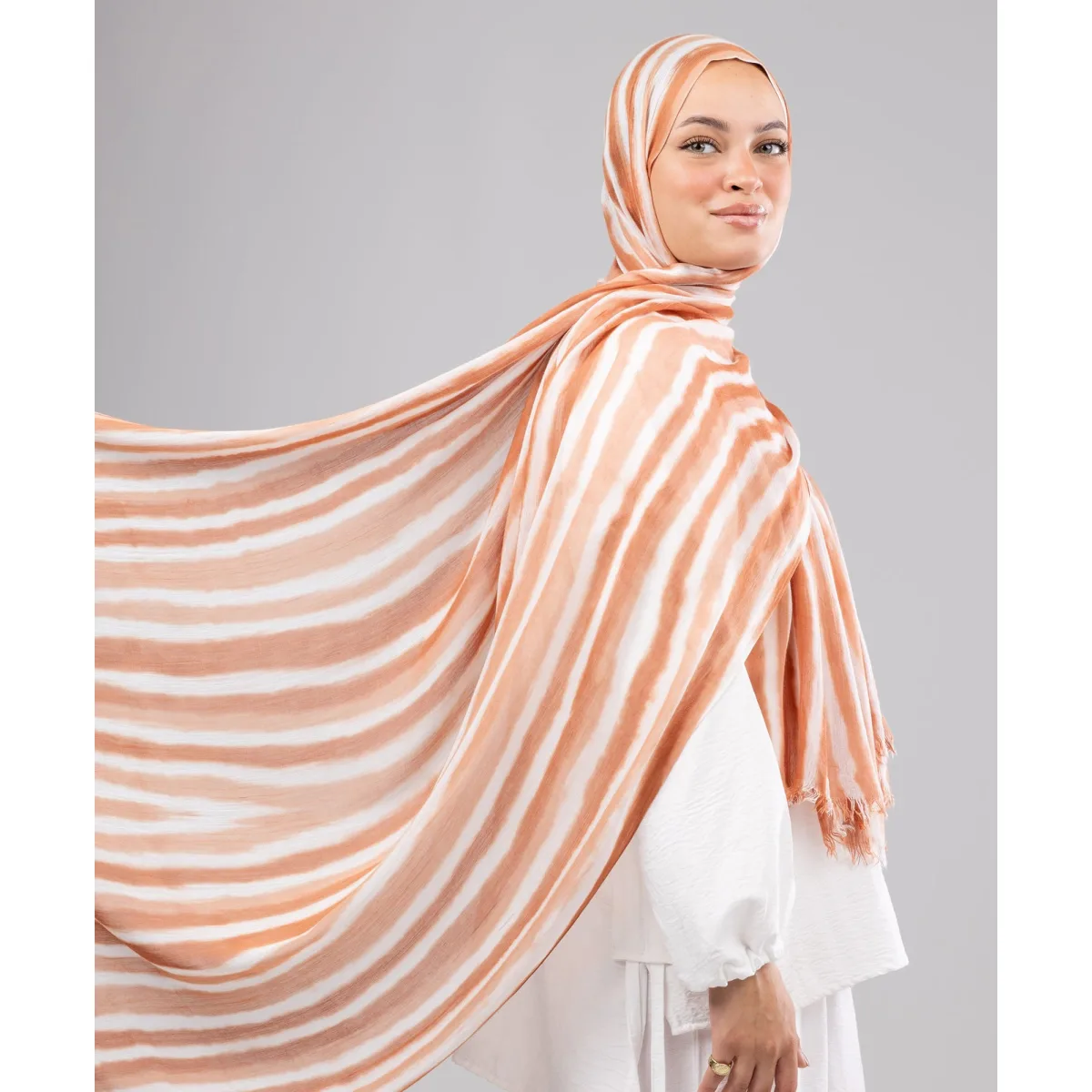 Le Voile Tie Dye Cotton Scarf