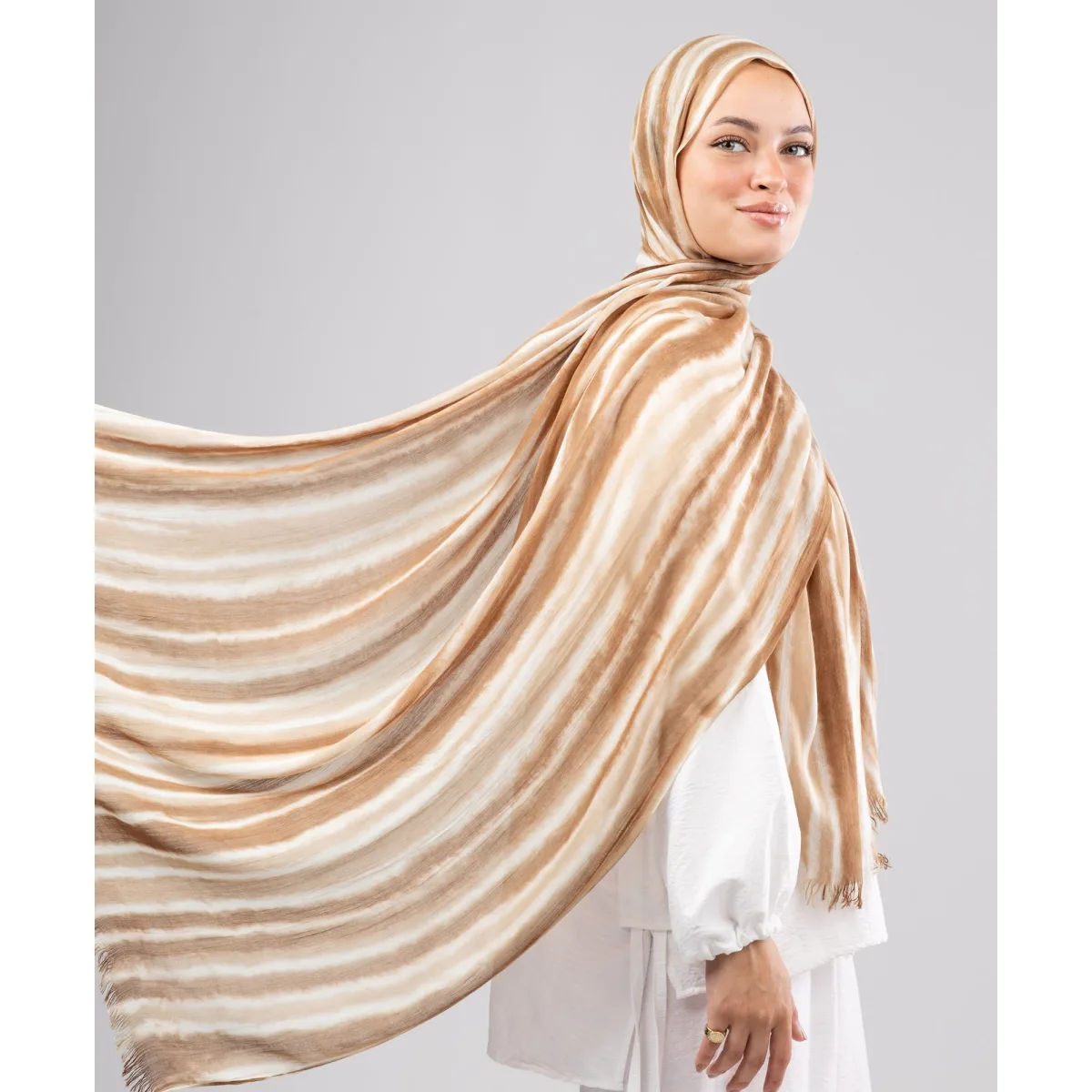Le Voile Tie Dye Cotton Scarf
