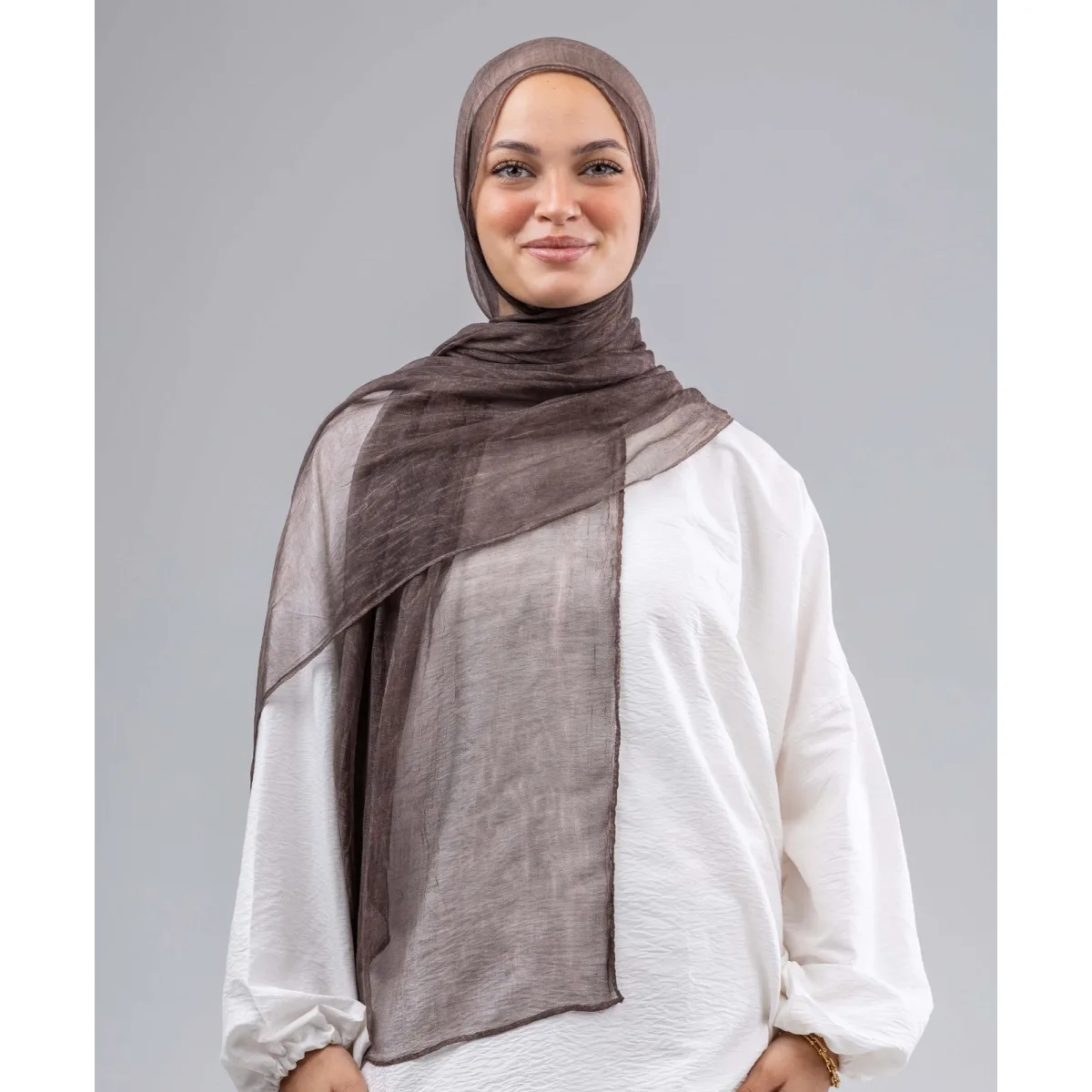 طرحة شيفون ماربل من لو فوال