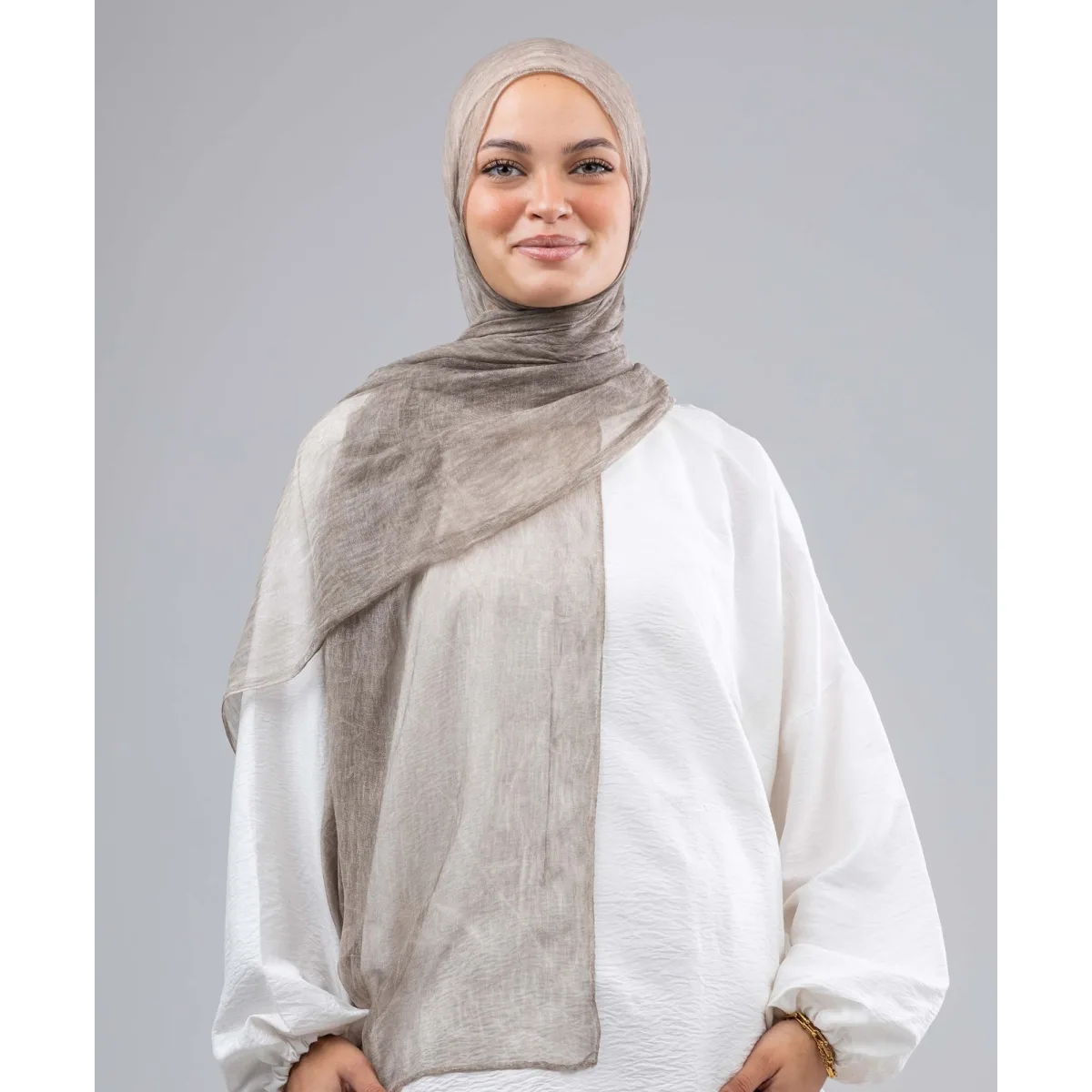طرحة شيفون ماربل من لو فوال