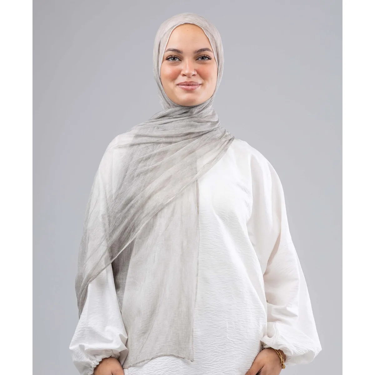 طرحة شيفون ماربل من لو فوال