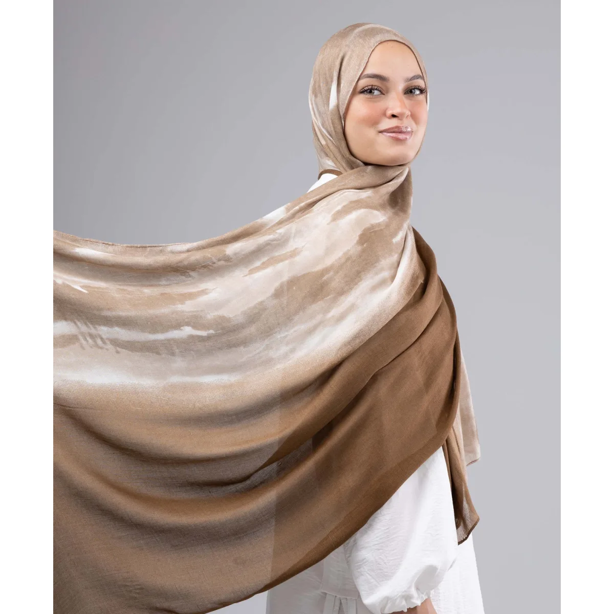 Le Voile Caramel Modal Scarf