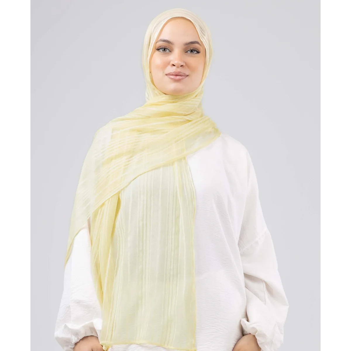 طرحة سيلك لينن مقلم Gloss من لو فوال