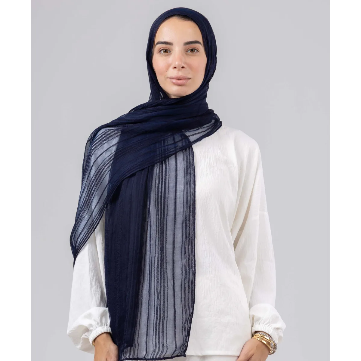 طرحة سيلك لينن مقلم Gloss من لو فوال