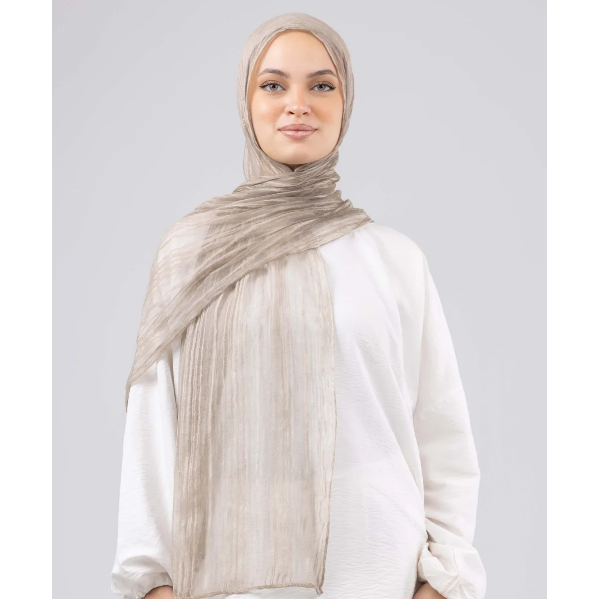 طرحة سيلك لينن مقلم Gloss من لو فوال