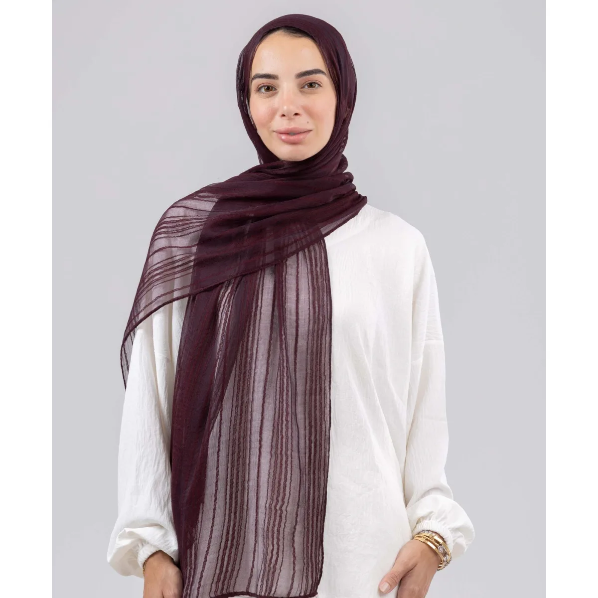 طرحة سيلك لينن مقلم Gloss من لو فوال