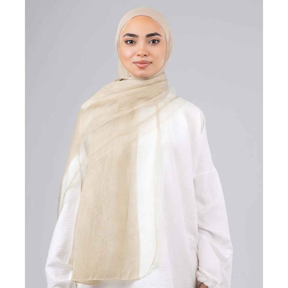 طرحة لينن سيلك لينن Zigzag من لو فوال