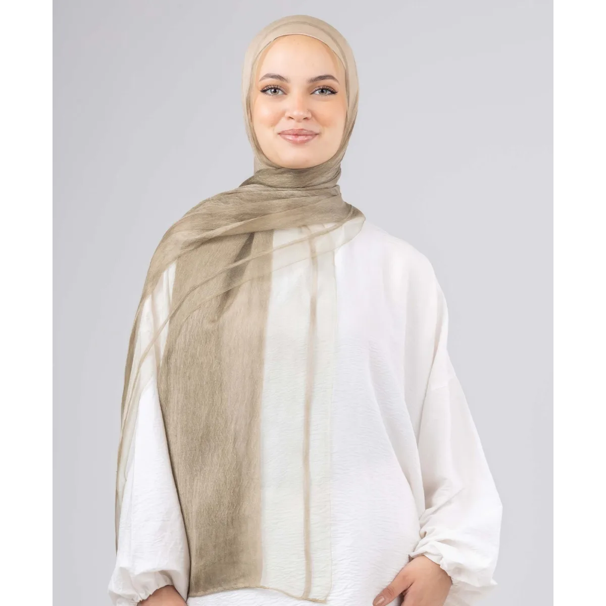 طرحة لينن سيلك لينن Zigzag من لو فوال